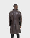 Bryson Men's Leather Fall Trench Coat